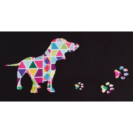 Kit point de croix "Cette longue histoire" RTOCU038