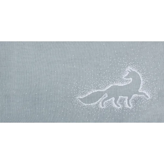 Kit point de croix "Neige argentée. Renard" RTOCU016