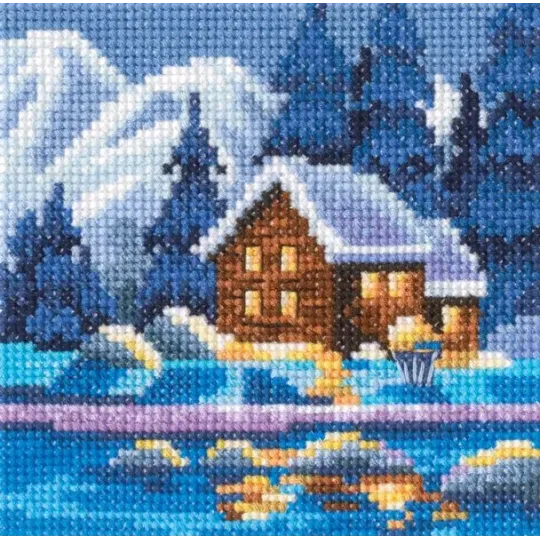 Cross-stitch kit „Winter colours” C367