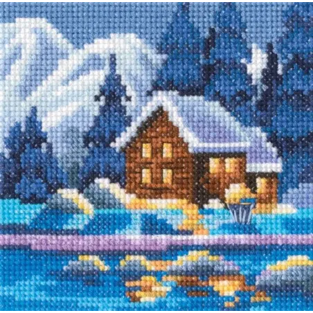 Cross-stitch kit „Winter colours” C367