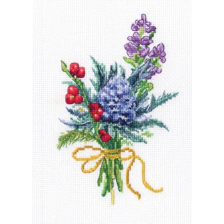 Cross-stitch kit "Forest buttonholes" C324