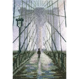 Kryželiu siuvinėjimo rinkinys "Brooklyn bridge" RTOC312