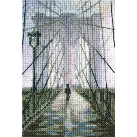 Kryželiu siuvinėjimo rinkinys "Brooklyn bridge" RTOC312