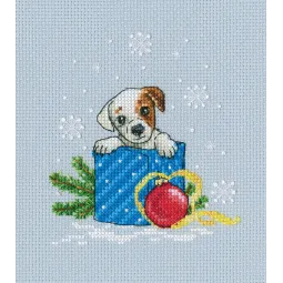 Cross-stitch kit "Give me a puppy!" C298