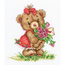 Cross-stitch kit "Greeting" C286