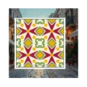 Tapestry Kit with printed canvas 14x14 Ornament CDA3004K