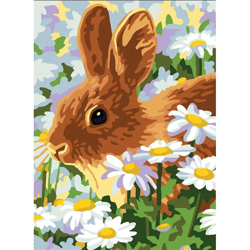 Toile imprimée 22x30 Lapin CDA6329