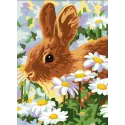 Toile imprimée 22x30 Lapin CDA6329