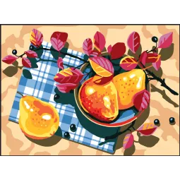 Toile imprimée 22x30 Poires CDA6317