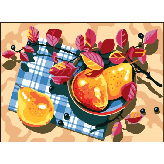 Spausdinta drobė 22x30 Kriaušės CDA6317