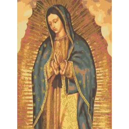 Toile Imprimée 22x30 Notre-Dame de Guadeloupe CDA6271