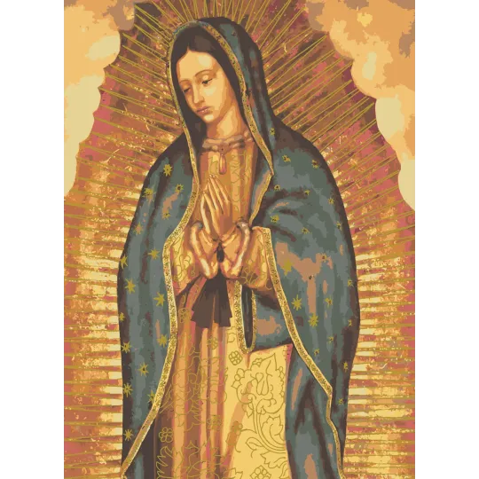 Printed Canvas 22x30 Our Lady of Guadeloupe CDA6271