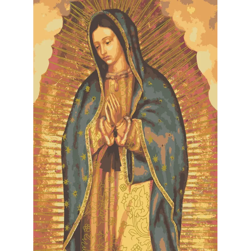 Printed Canvas 22x30 Our Lady of Guadeloupe CDA6271