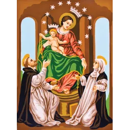 Printed Canvas 22x30 Virgin with the child CDA6214