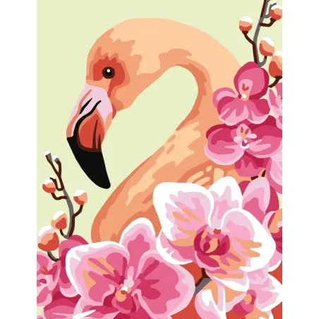 Bedruckte Leinwand 14x18 Rosa Flamingo CDA3360