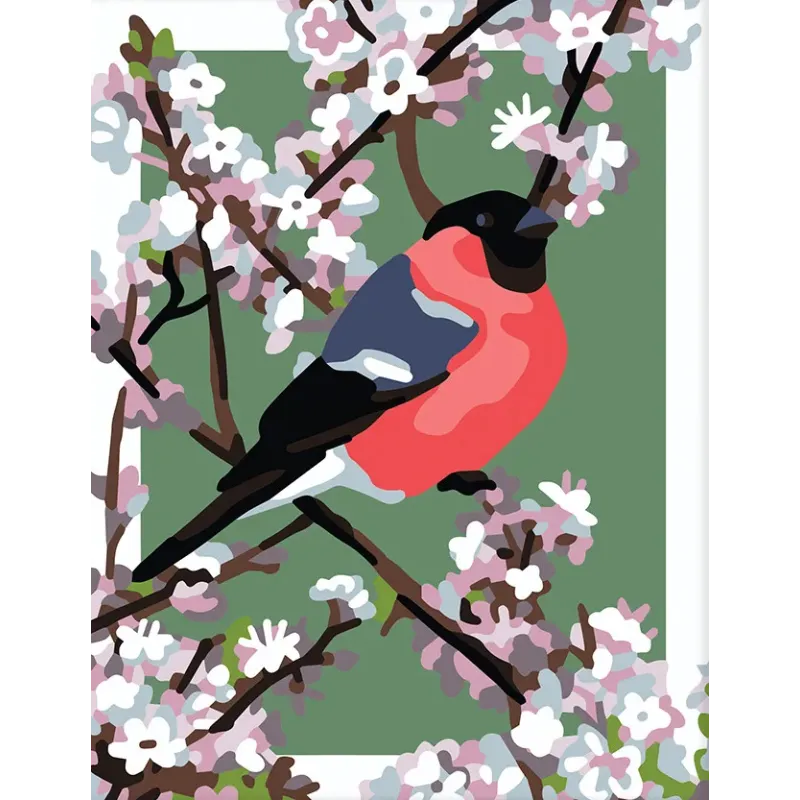 Printed Canvas 14x18 Bullfinch CDA3344