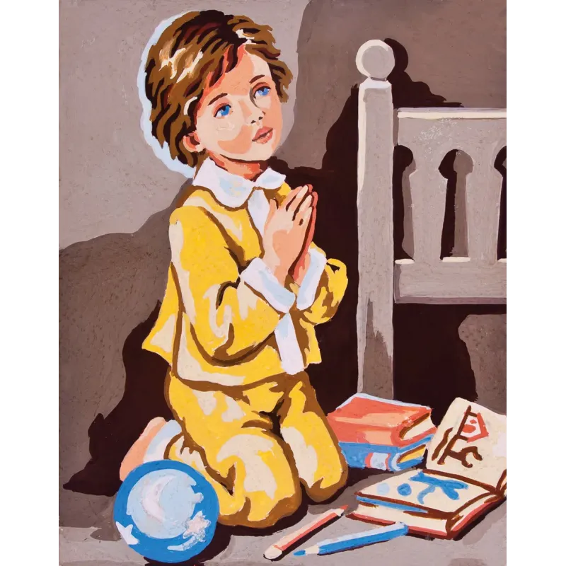 Printed Canvas 14x18 Bed Time Prayers CDA3295