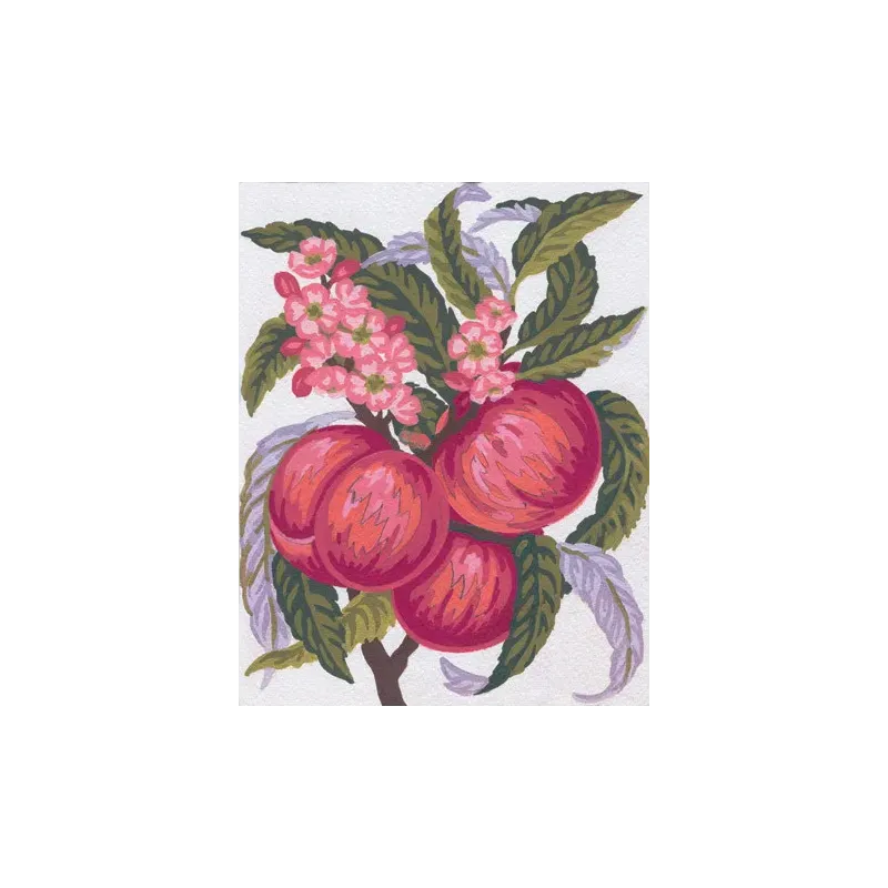 Toile imprimée 14x18 Pêches CDA3160