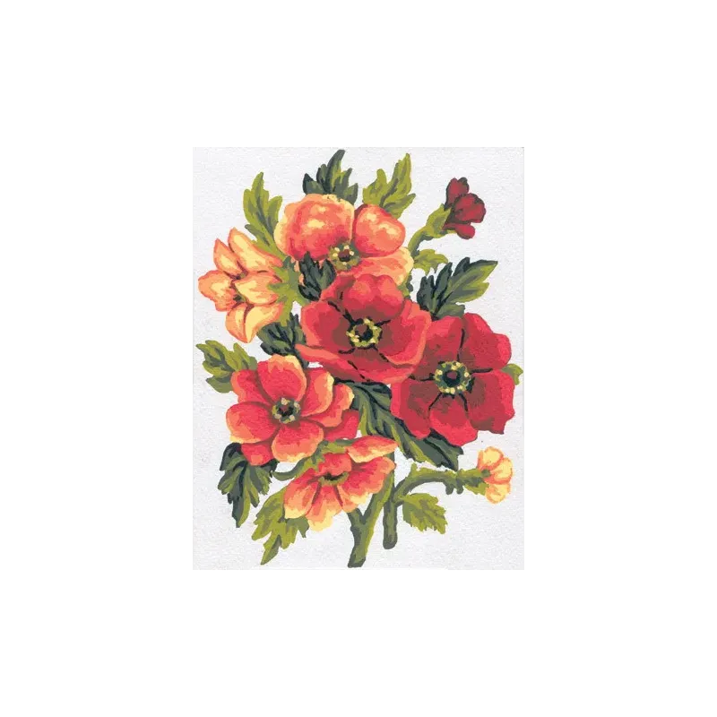 Printed Canvas 14x18 Anemones CDA3049