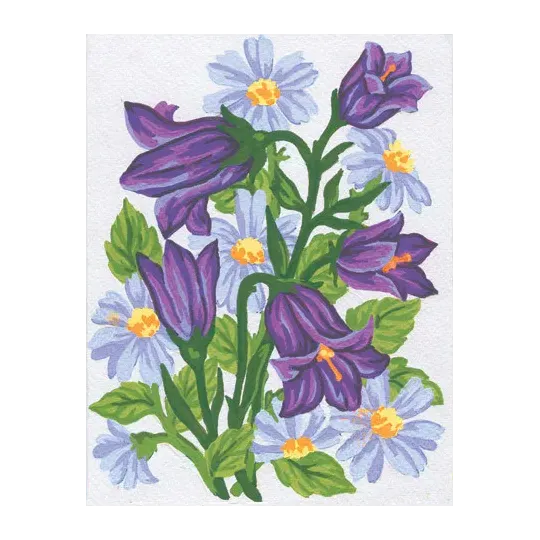 Printed Canvas 14x18 Bluebells CDA3041