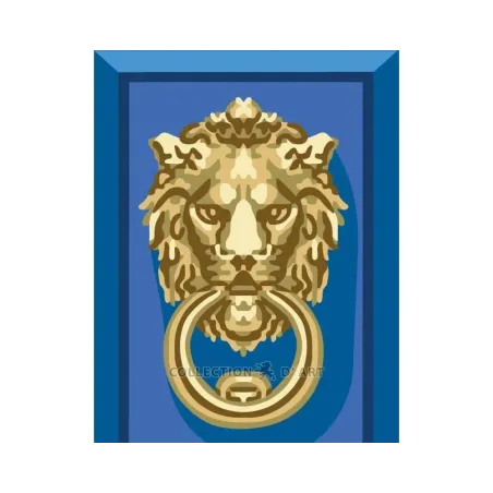 Печатный холст 14x18 Lion lock CDA3007