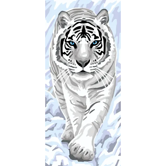 Gedruckte Leinwand 23x50 Tiger CDA8062