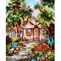Toile Imprimée 50x40 Chalet Rustique CDA11851