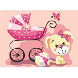 Printed Canvas 22x30 It's a girl! CDA6334