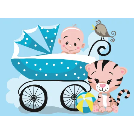 Printed Canvas 22x30 It's a boy! CDA6333