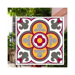 Kit de tapisserie avec toile imprimée 14x14 Ornement CDA3019K