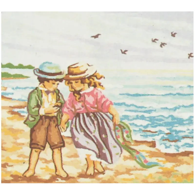 Spausdinta drobė 18x22 Kriauklių rinkimas CDAA35