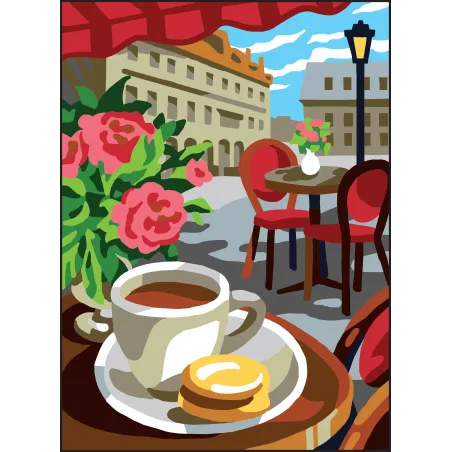 Toile Imprimée 22x30 Cafe CDA6321