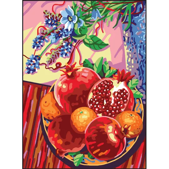 Printed Canvas 22x30 Pomegranates CDA6315