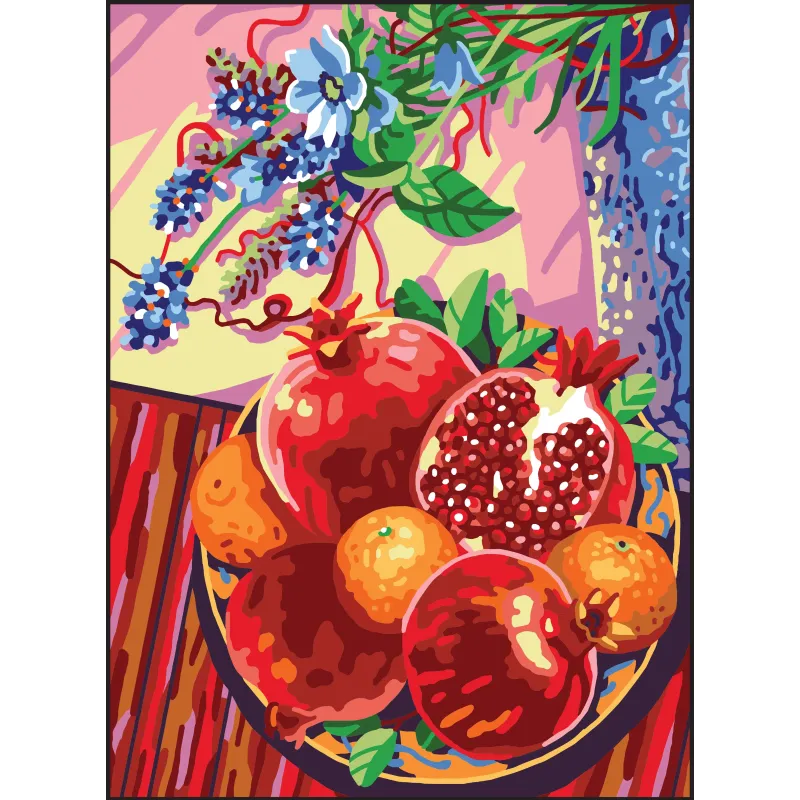 Toile Imprimée 22x30 Grenades CDA6315