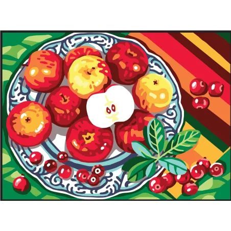 Gedruckte Leinwand 22x30 Äpfel CDA6314