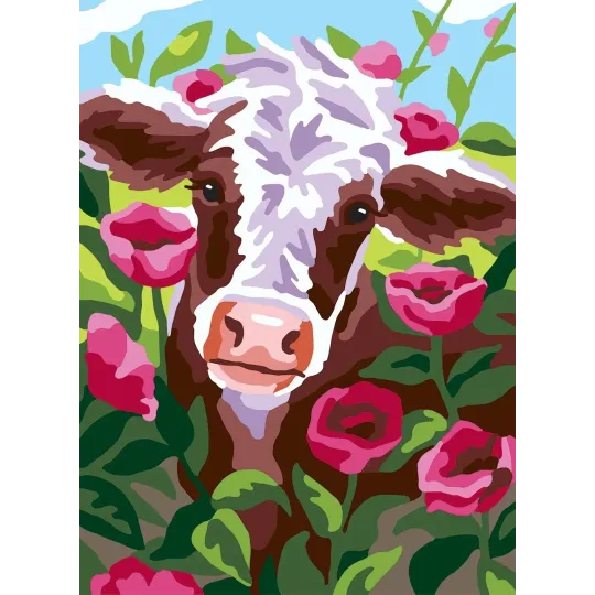 Printed Canvas 22x30 Cow CDA6286