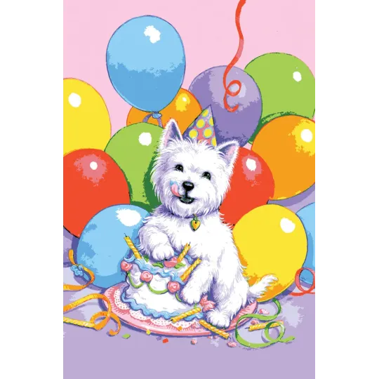 Printed Canvas 22x30 The Birthday Party CDA6276