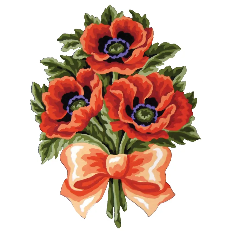 Printed Canvas 22x30 Poppy Posy CDA6242