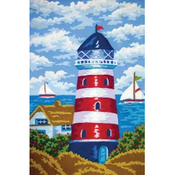 Bedruckte Leinwand 22x30 Leuchtturm CDA6230