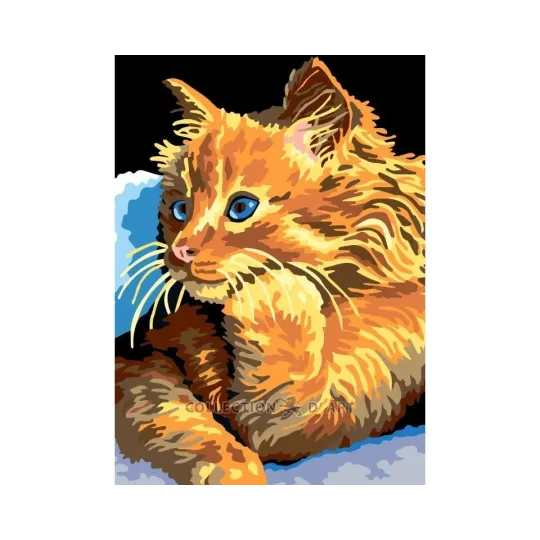 Printed Canvas 22x30 Golden Kitten CDA6229