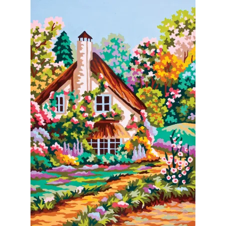 Напечатанный холст 22x30 Cottage Garden CDA6219