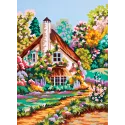 Atspausdinta drobė 22x30 Cottage Garden CDA6219