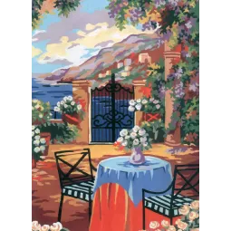 Bedruckte Leinwand 22x30 The Terrace CDA6193