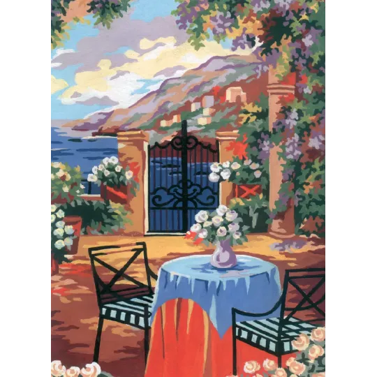 Bedruckte Leinwand 22x30 The Terrace CDA6193