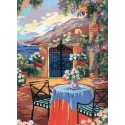 Printed Canvas 22x30 The Terrace CDA6193