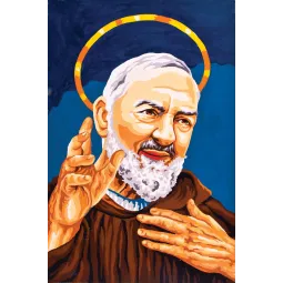 Печатное полотно 20x30 Святой Франциск Ассизский CDA6176