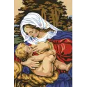 Bedruckte Leinwand 20x30 Madonna mit Kind CDA6134