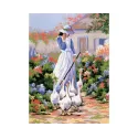 Toile Imprimée 20x30 Goose Girl CDA6033
