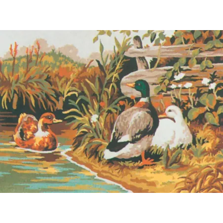 Spausdintas drobės 22x30 Ducks CDA6029