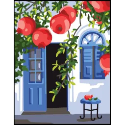 Printed Canvas 14x18 Pomegranate Symphony CDA3386